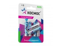 Элемент питания КОСМОС  LR03  BL6 (6/72)
