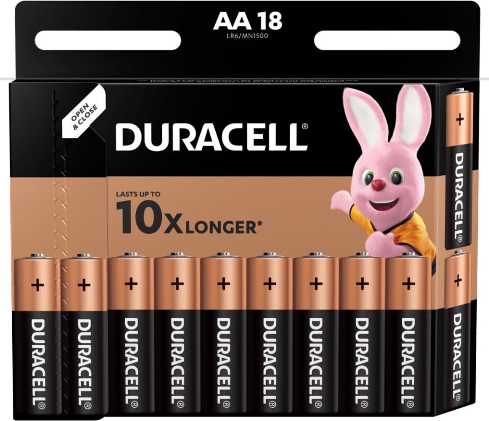 Элемент питания DURACELL  LR6  BL18 BASIC  (18/180/20520)