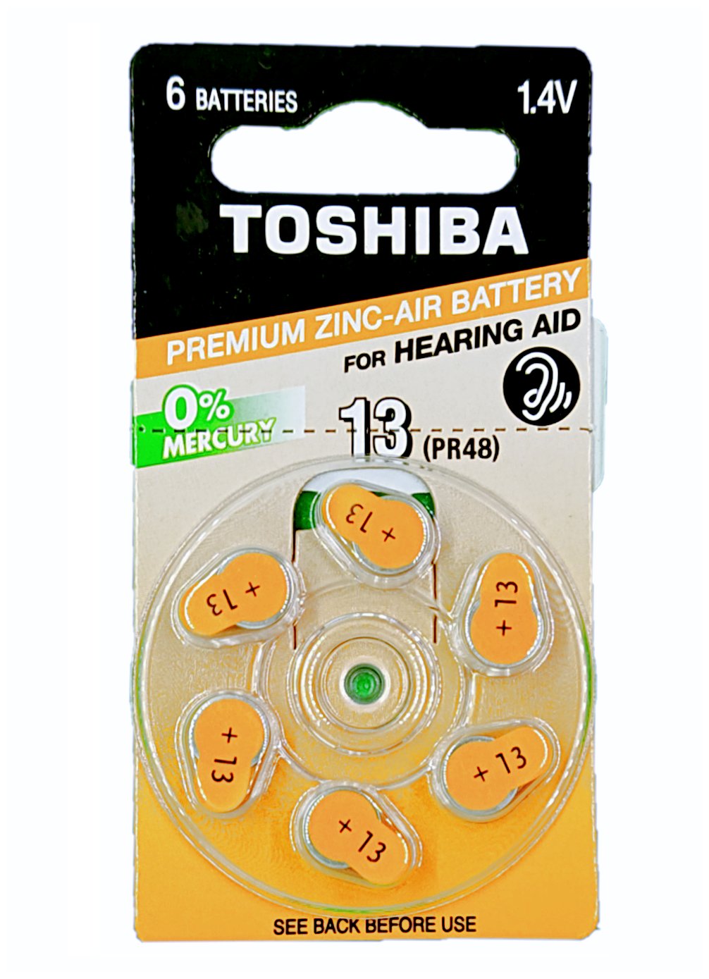 Элемент питания TOSHIBA ZA 13 (6/60)