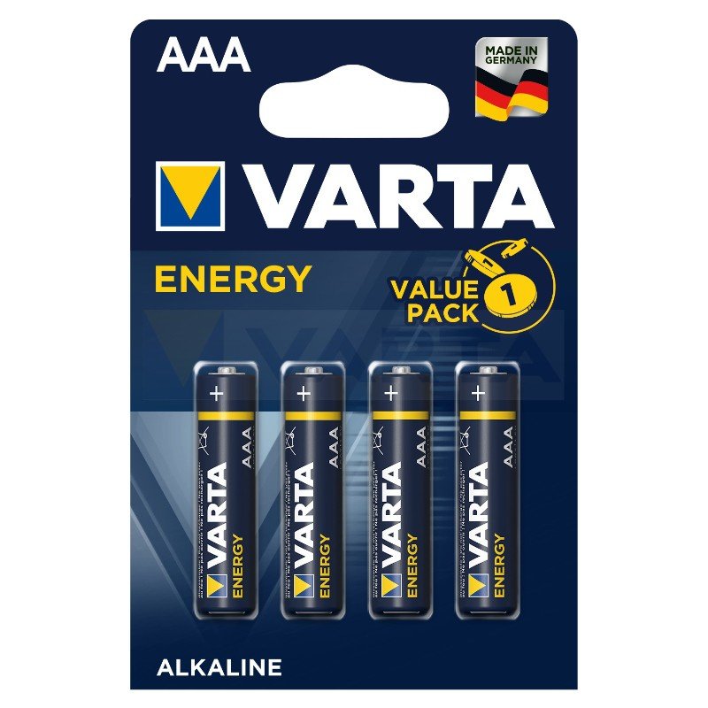 Элемент питания VARTA  LR03 ENERGY (4 бл)  (4/40/200)