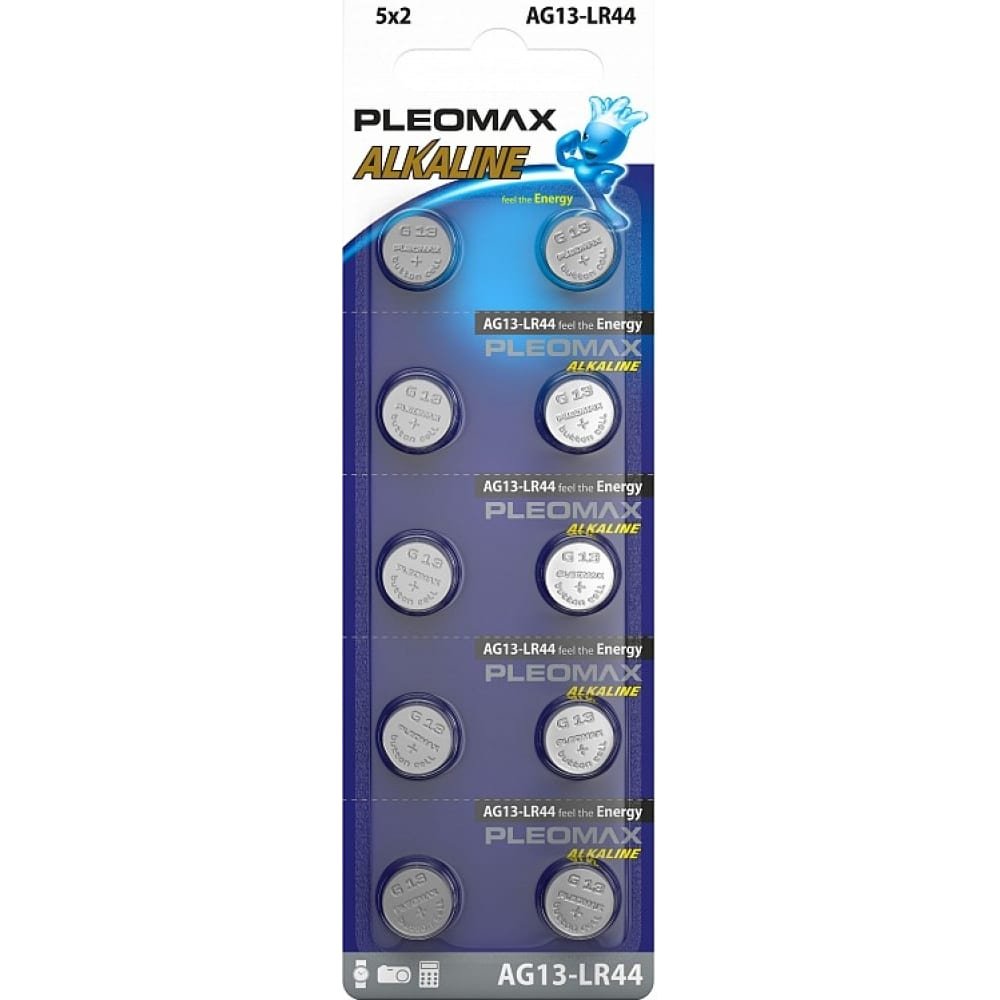 Элемент питания SAMSUNG PLEOMAX AG13 (357) LR1154, LR44 Button Cell (10/100/2000/112000)
