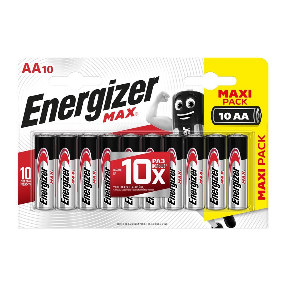 Элемент питания ENERGIZER  LR6 Max (10 бл)   (120)