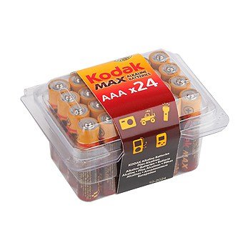 Элемент питания KODAK MAX  LR03-24 plastic box  [24 3A PVC] (24/480/34560)