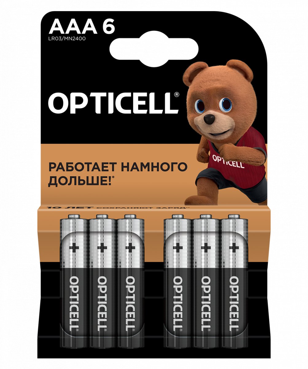 Элемент питания OPTICELL BASIC LR03 BL6 (6/60)