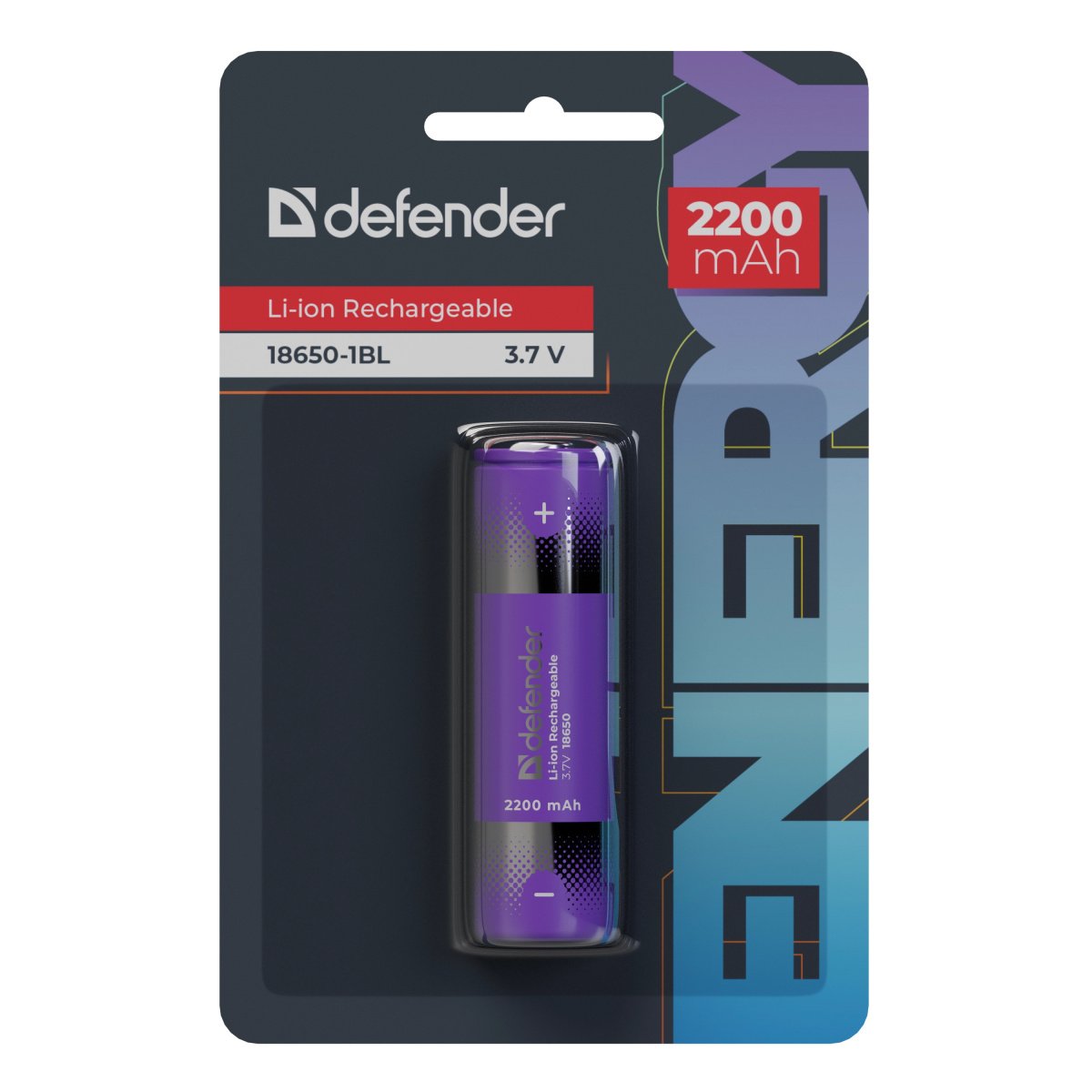Аккумулятор DEFENDER 18650 (2200 mAh) Li-ion BL1 (10/100)