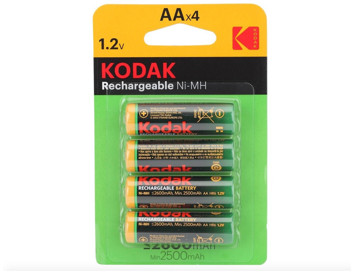 Аккумулятор KODAK  HR6-4BL (2600 mAh) (KAARDC-4)   (4/80/640)
