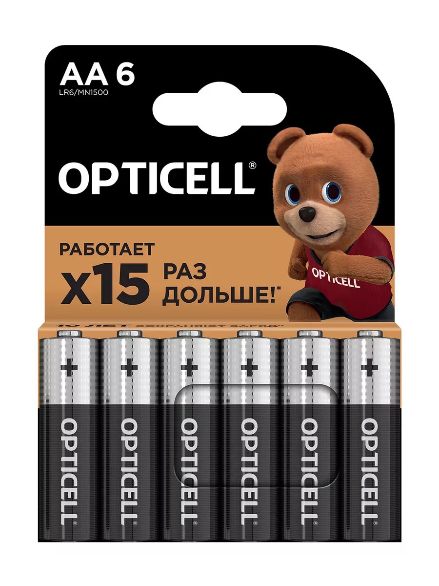 Элемент питания OPTICELL PROFESSIONAL LR6 BL6 (6/72)