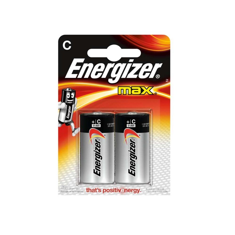 Элемент питания ENERGIZER  LR14 Max (2 бл)   (12)