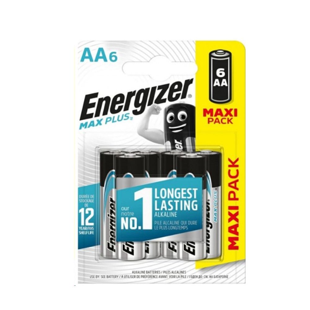 Элемент питания ENERGIZER  LR6 MAX PLUS (6 бл)   (72)
