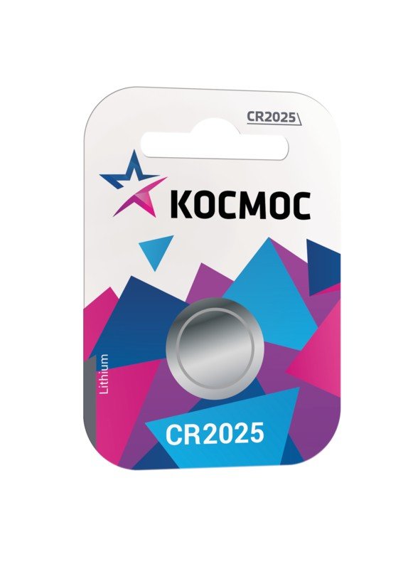 Элемент питания КОСМОС  CR 2025  BL1  (1/12/288)