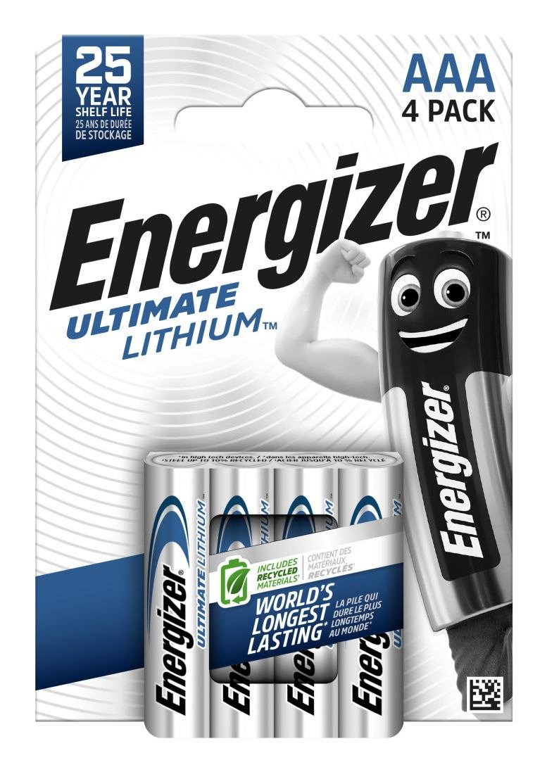 Элемент питания ENERGIZER  LR03 Lithium (4 бл)   (48)