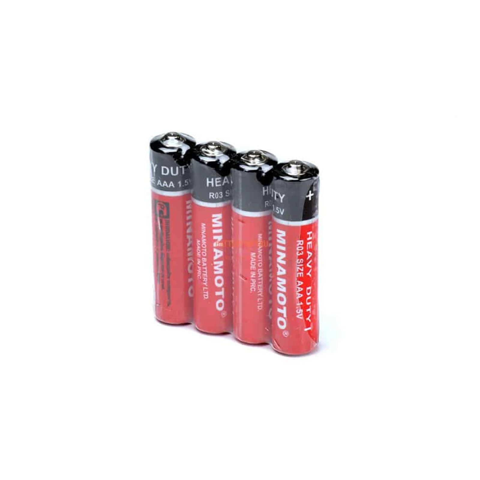 Батарейки MINAMOTO R03 (AAA) Zinc Carbon 1,5 В, 4 шт (шринк)