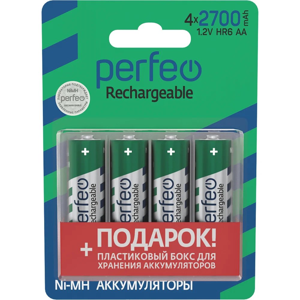 Аккумулятор Perfeo R6 2700mAh BL4+Box (60)