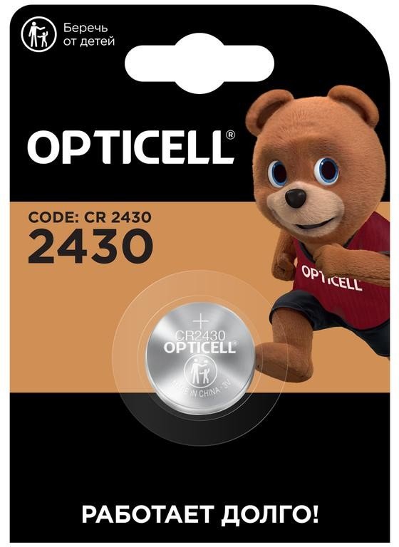 Батарейка OPTICELL SPECIALTY CR2430 литиевая 3 В, 1 шт (блистер)
