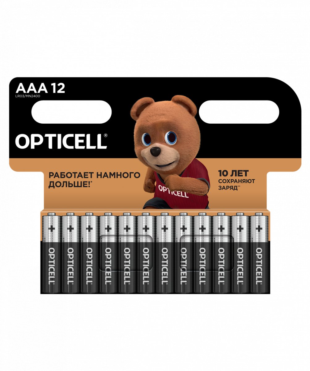 Элемент питания OPTICELL BASIC LR03 BL12 (12/144)