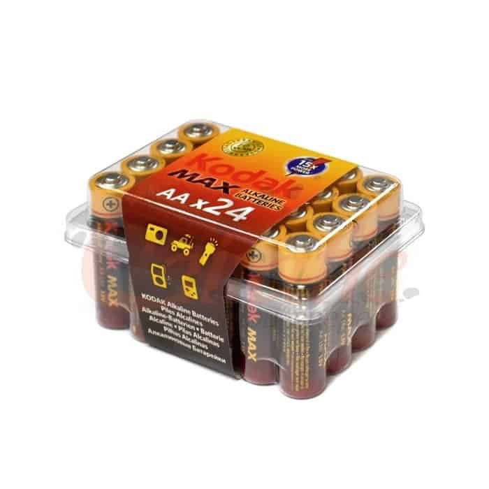Элемент питания KODAK MAX  LR6 24 plastic box [24 AA PVC] (24/480/19200)