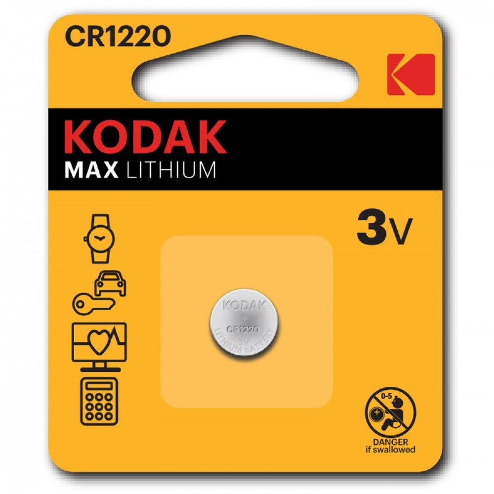 Элемент питания KODAK  CR1220  BL1 (60/240/61440)