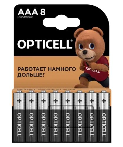 Элемент питания OPTICELL BASIC LR03 BL8 (8/80)
