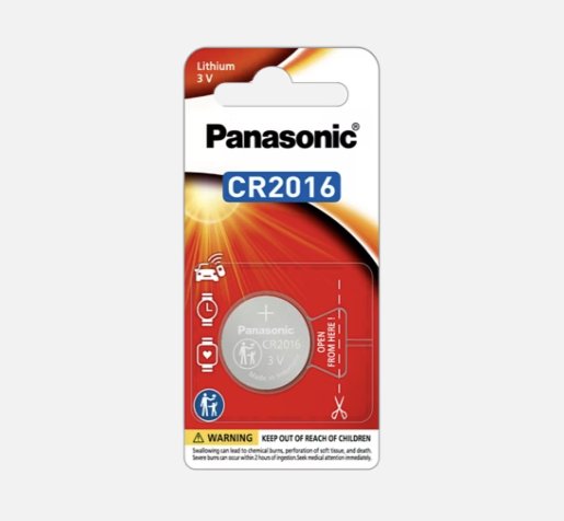 Элемент питания PANASONIC CR2016PT 1B  (1/10/200)