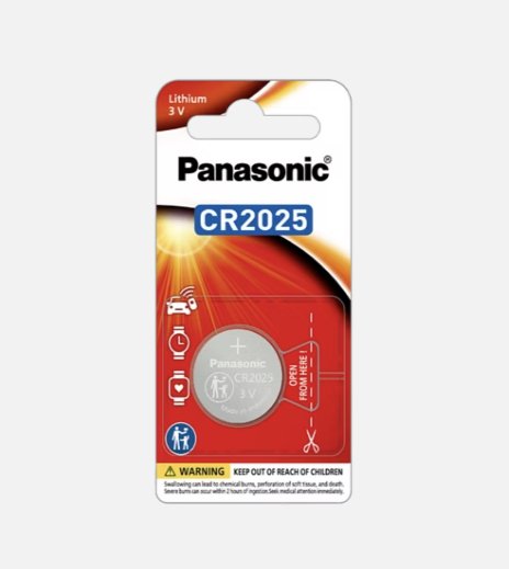 Элемент питания PANASONIC CR2025PT 1B  (1/10/200)