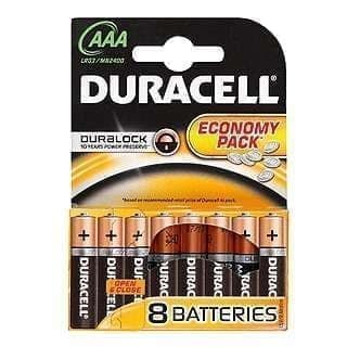 Элемент питания DURACELL  LR03  BL8 BASIC  (8/80/35280)