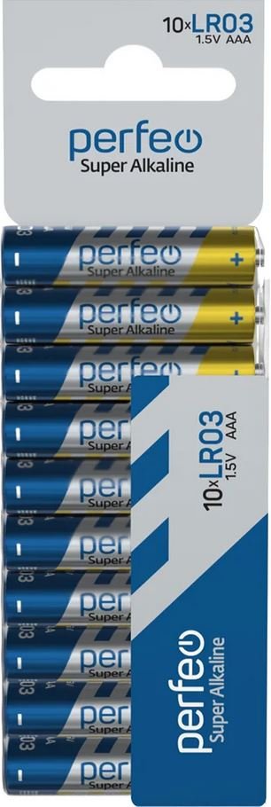 Батарейка Perfeo LR03/10SHRINK CARD Super Alkaline