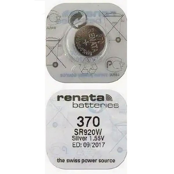 Батарейка Renata 370 SR920W/10BOX