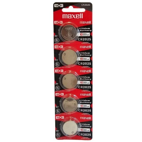 Батарейка MAXELL CR2025/5BL RED (EU)