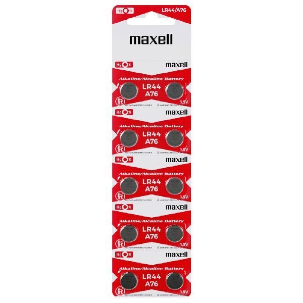 Батарейка MAXELL LR44/10BL AG13 RED (EU)