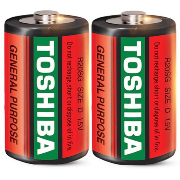 Батарейка Toshiba R20/2SH (CN)