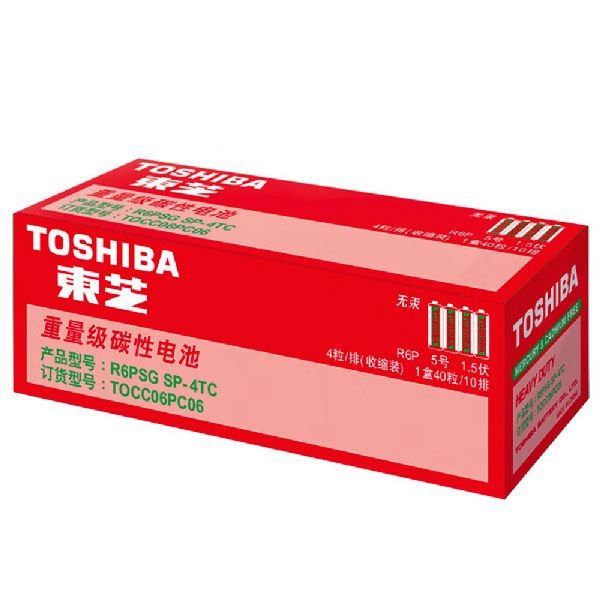 Батарейка Toshiba R6/4SH 40BOX (CN)