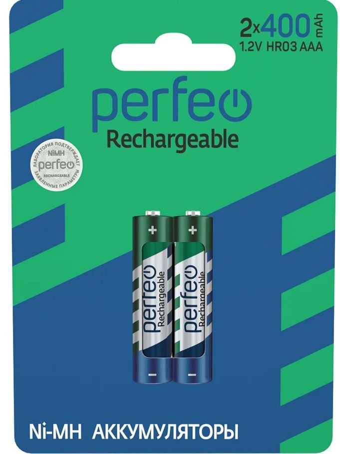 Аккумулятор Perfeo AAA400mAh/2BL