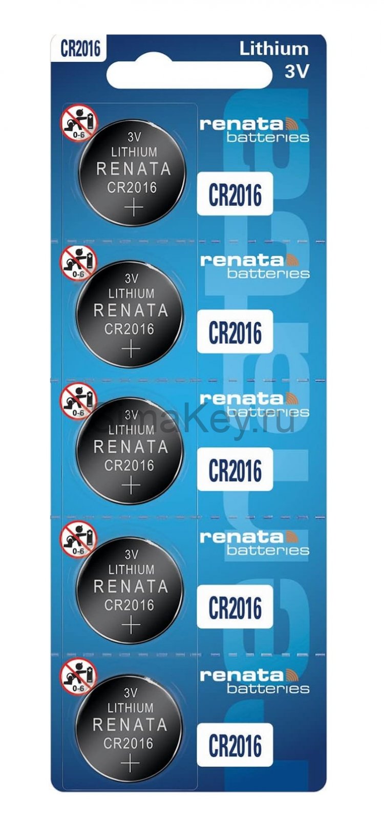 Батарейка Renata CR2016/5BL