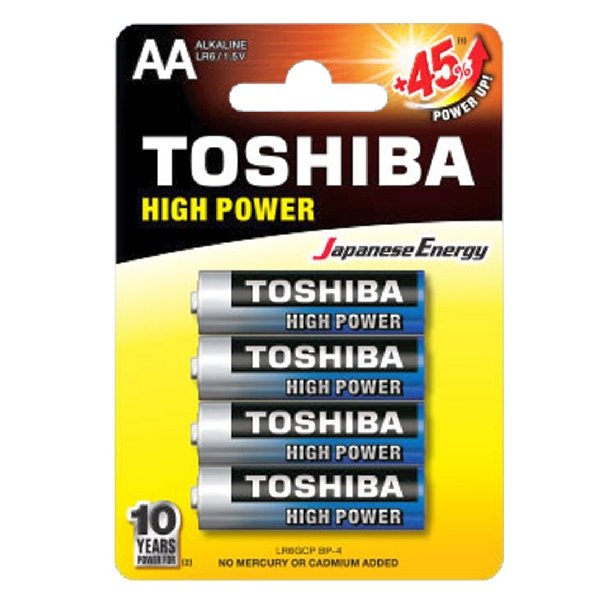 Батарейка Toshiba LR6/4BL High Power Alkaline