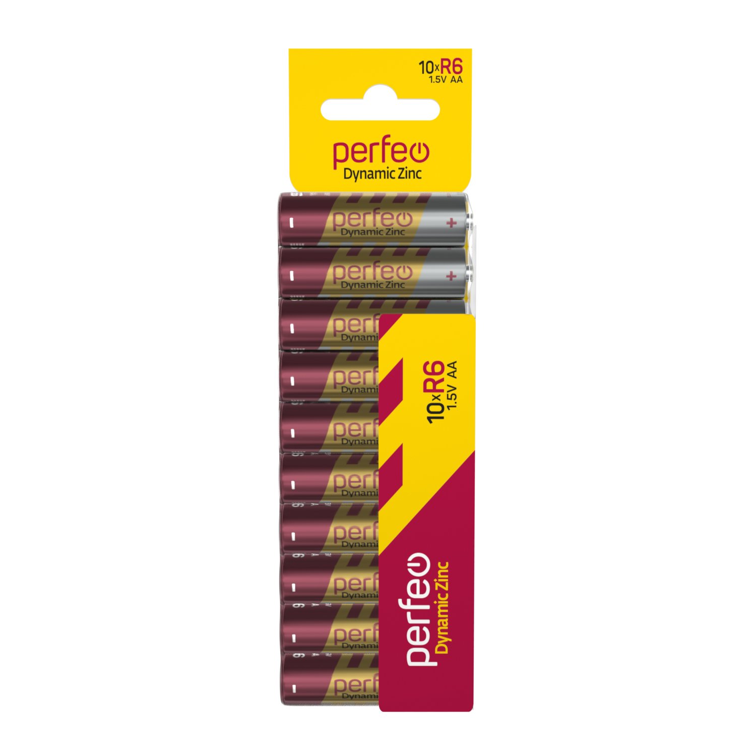 Батарейка Perfeo R6/10SH CARD Dynamic Zinc