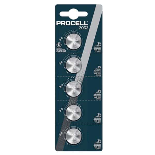 Батарейка Duracell CR2032/5BL PROCELL Constant GREY