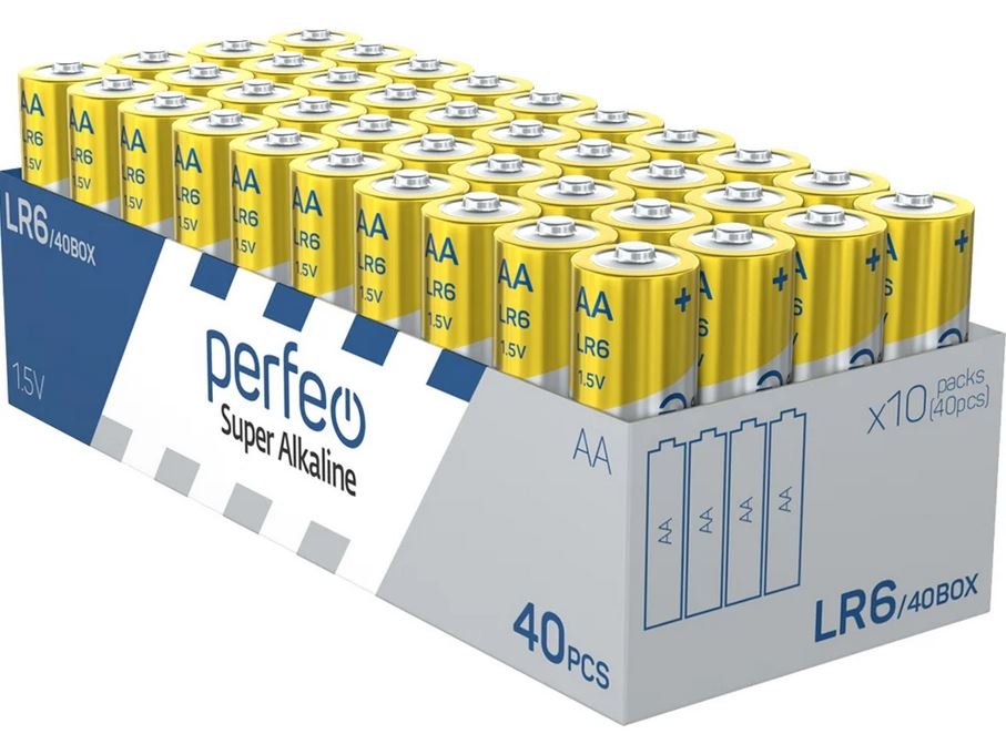 Батарейка Perfeo LR6/40BOX Super Alkaline