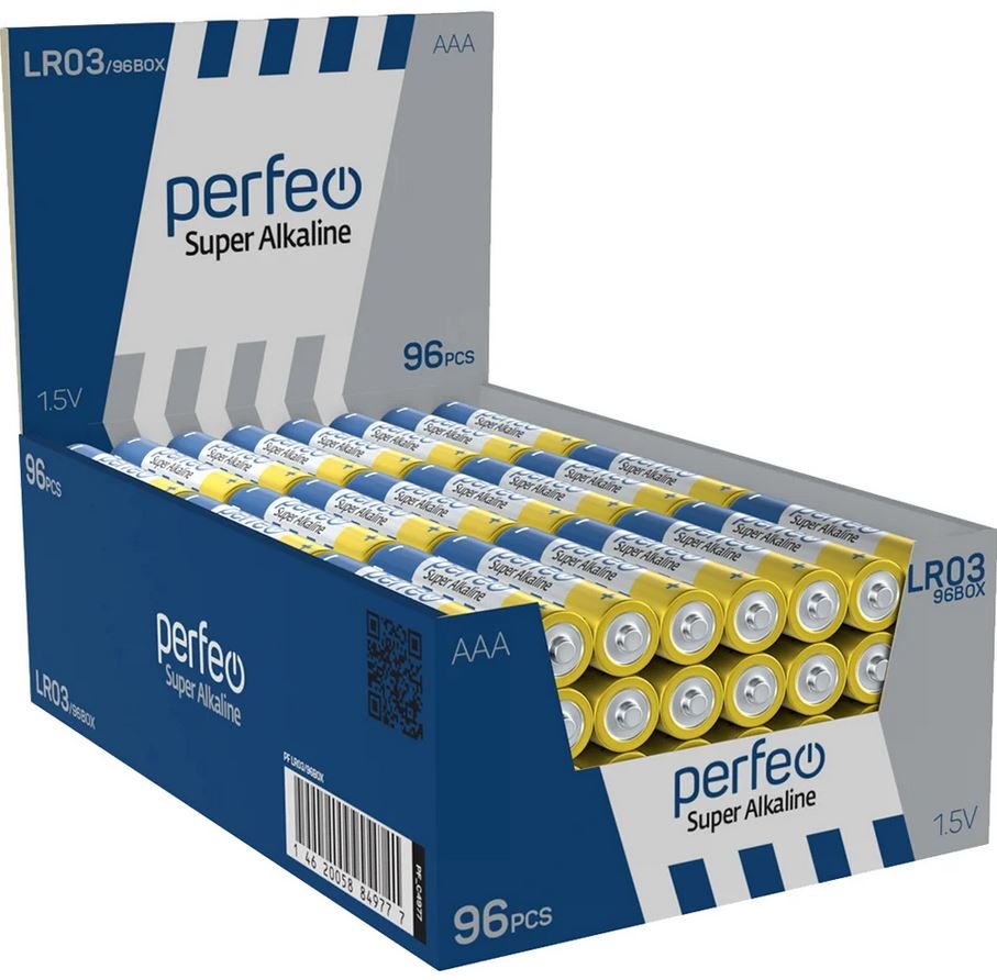 Батарейка Perfeo LR03/96BOX Super Alkaline