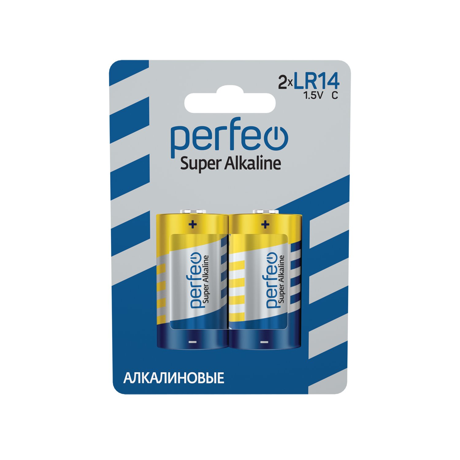 Батарейка Perfeo LR14/2BL Super Alkaline