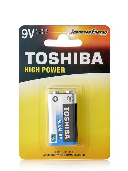 Батарейка Toshiba 6LR61/1BL High Power Alkaline
