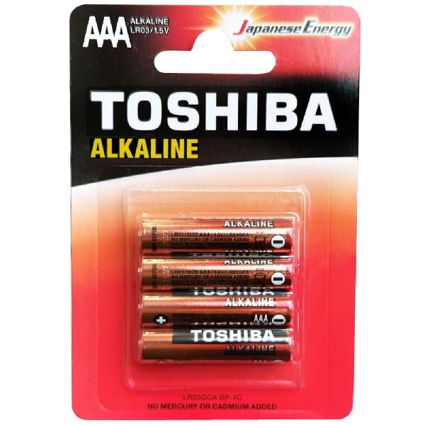 Батарейка Toshiba LR03/4BL Alkaline
