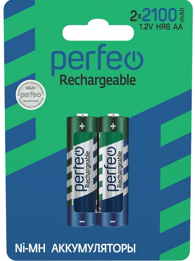 Аккумулятор Perfeo AA2100mAh/2BL
