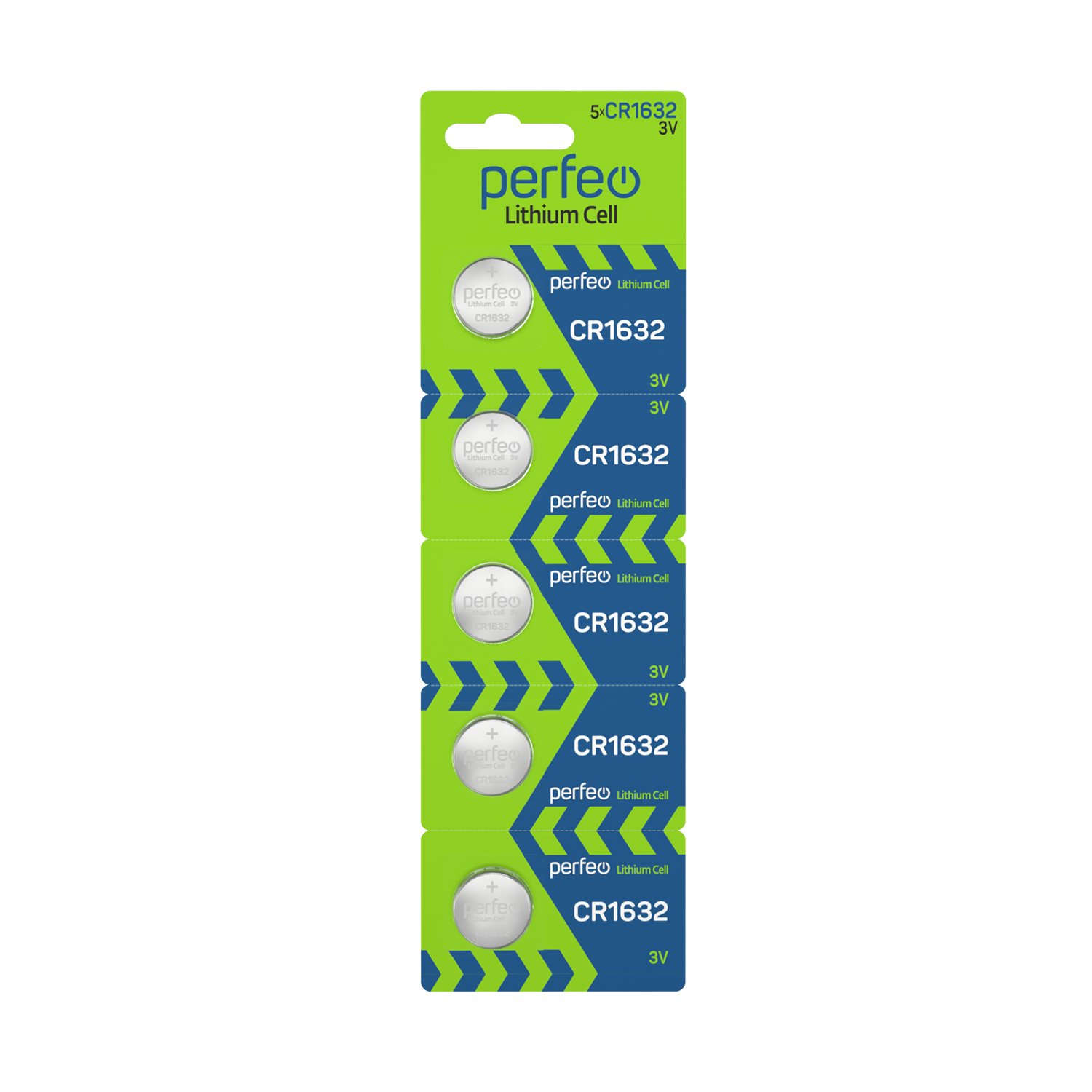 Батарейка Perfeo CR1632/5BL Lithium Cell