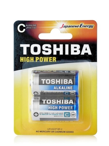 Батарейка Toshiba LR14/2BL High Power Alkaline