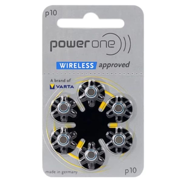 Батарейка для  слуховых аппаратов Power One p10/6BL ZA10