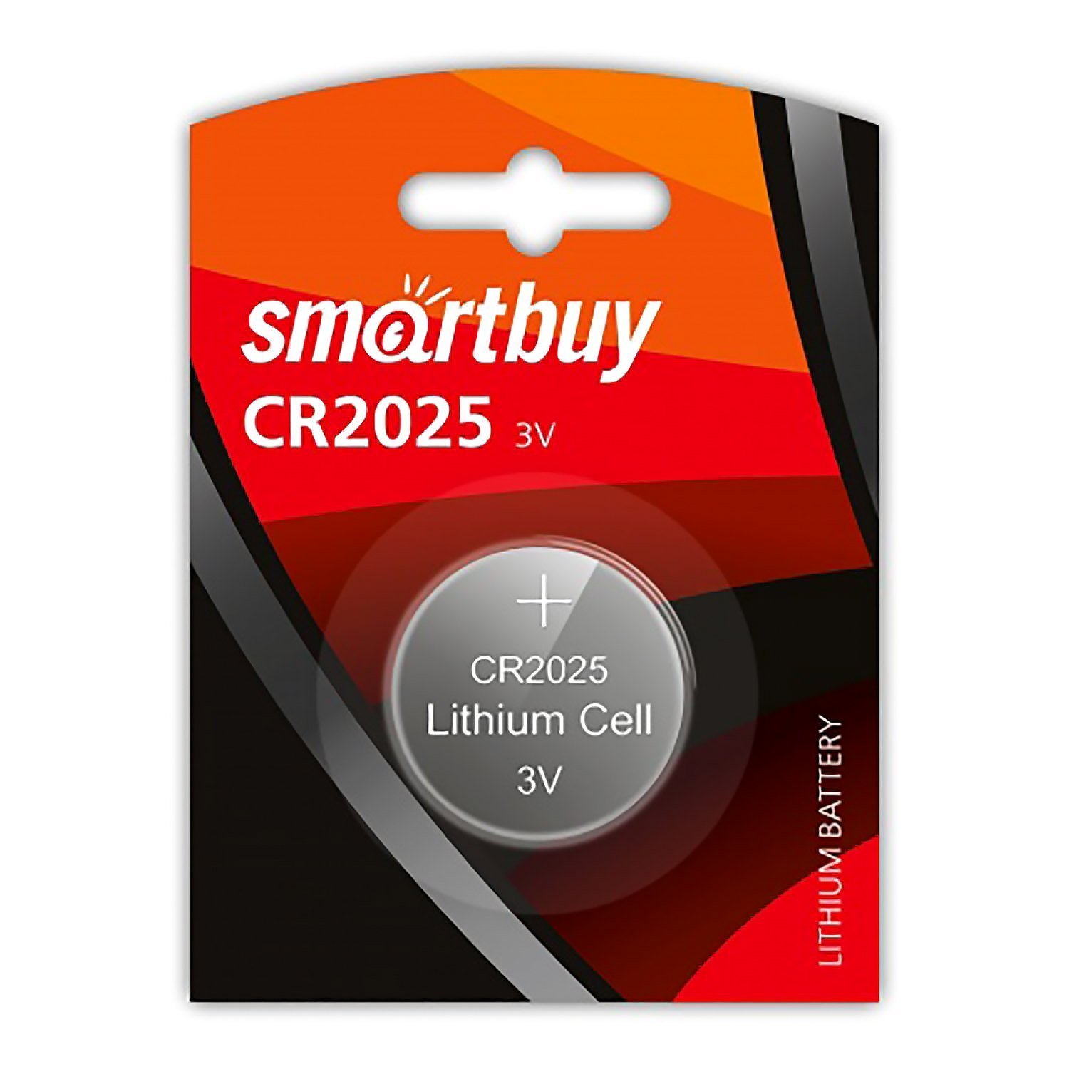 Элемент литиевый Smart Buy CR2025 (1-BL) (12/720) (115873)