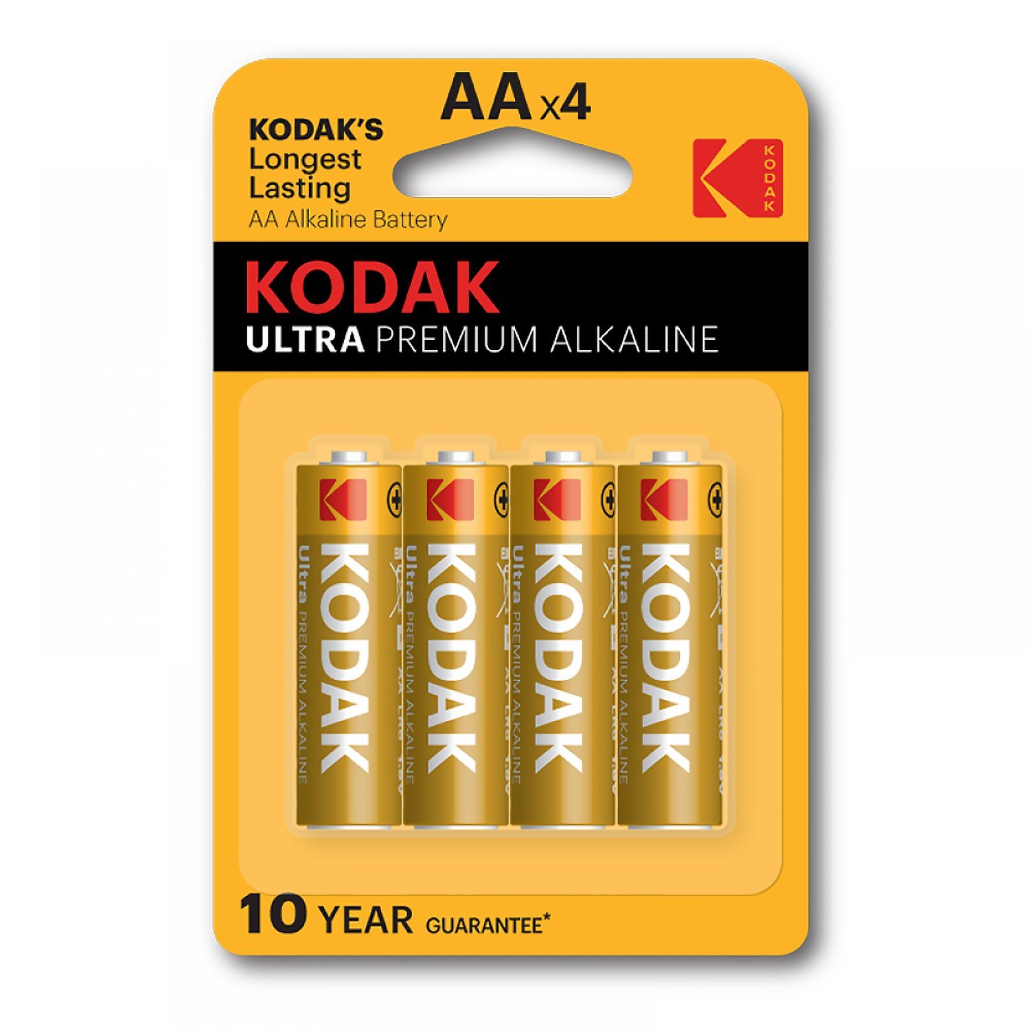 Батарейка AA Kodak Ultra Digital LR6 (4-BL) (80/400) (211837)