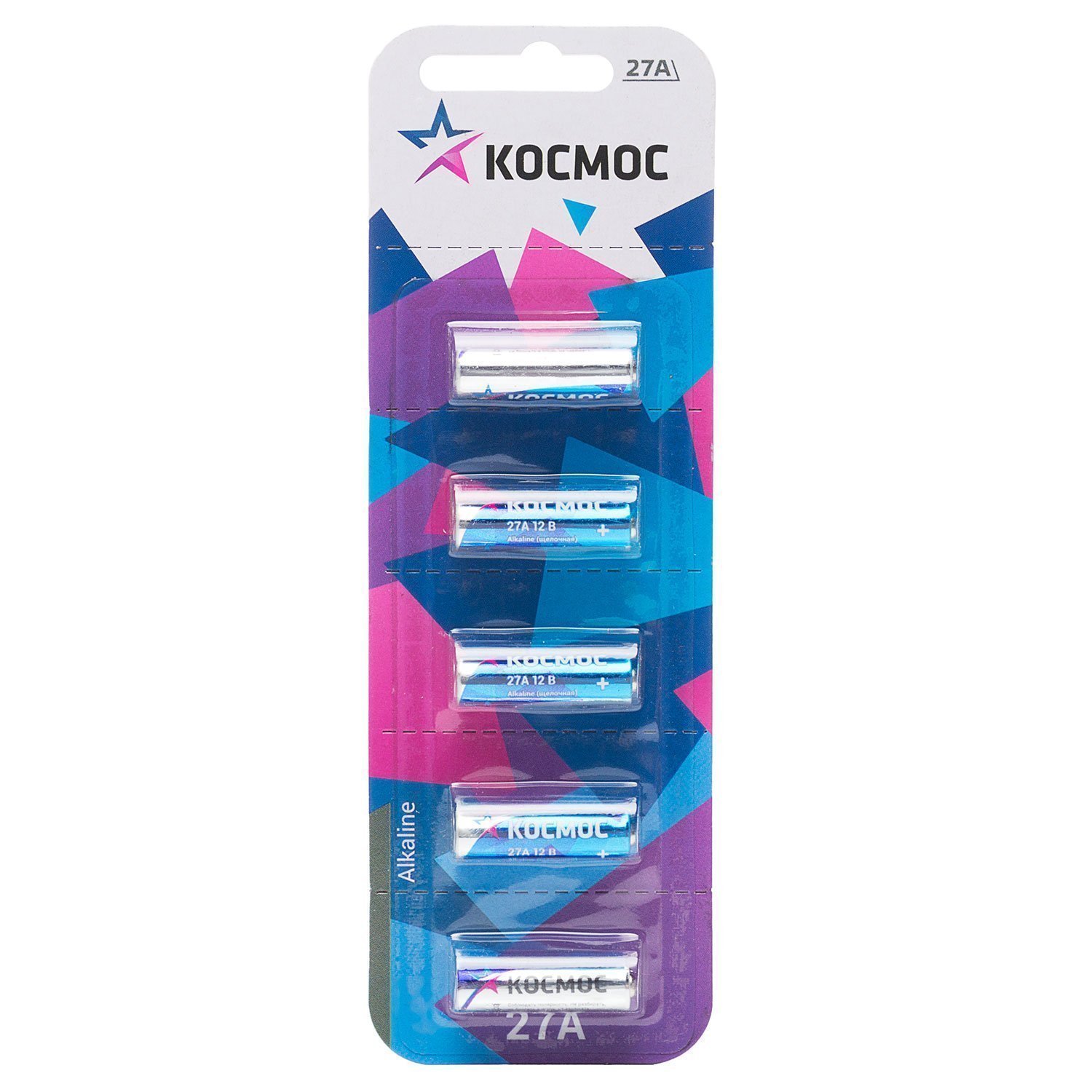 Батарейка 27A Космос 27A (5-BL) (5/60/480) (202821)