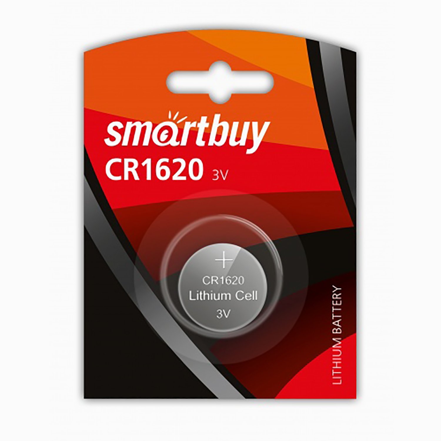 Элемент литиевый Smart Buy CR1620 (1-BL) (12/720) (115866)