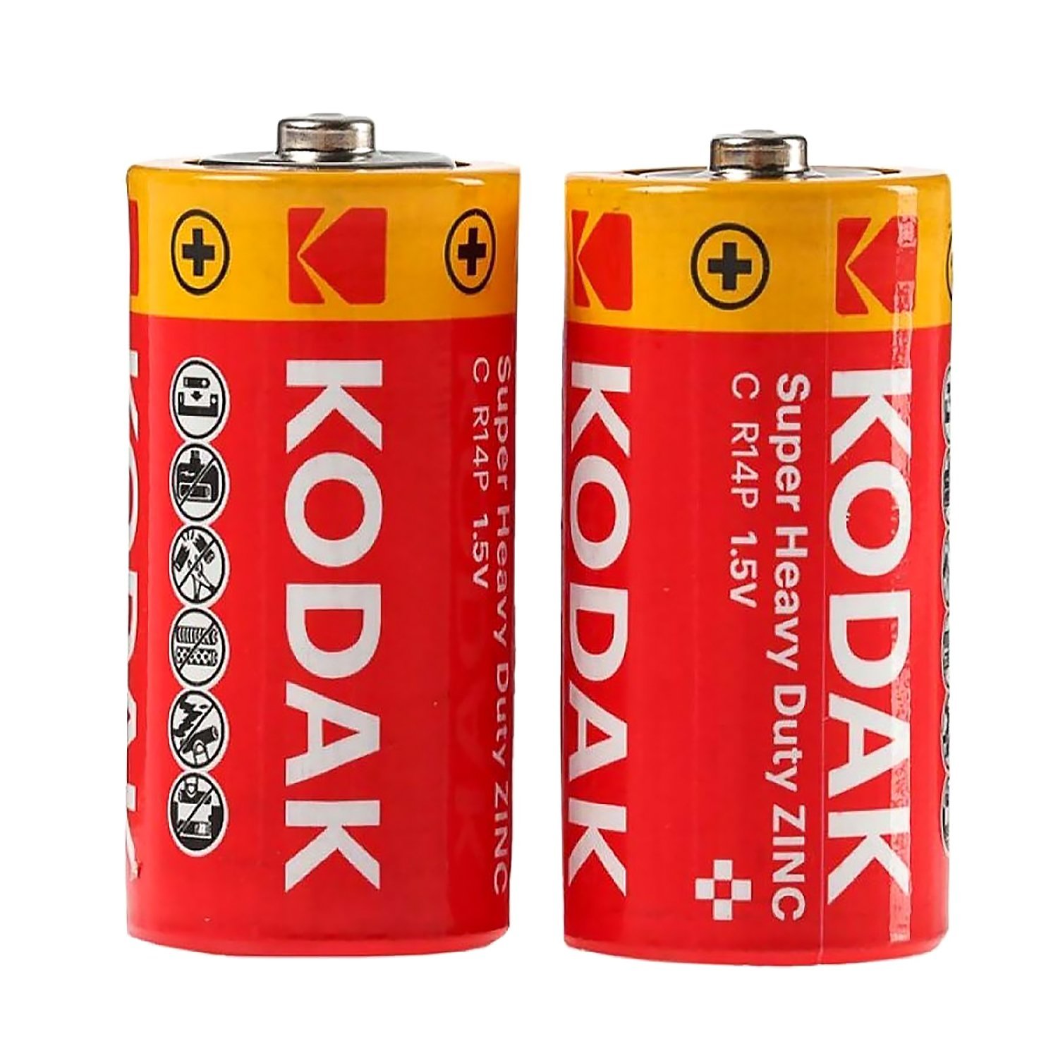 Батарейка C Kodak R14 Extra Heavy Duty (KCHZ-S2) (б/б) (24/144) (207574)